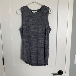 Athleta Heather Gray and Navy Tank Top